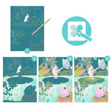 The Pond Scratch Cards by Djeco, Dragonfly Toys 