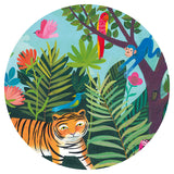 The Tiger's Walk 24 Piece Silhouette Puzzle by Djeco, Dragonfly Toys 