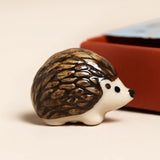 Tiny Matchbox Ceramic Hedgehog Token, Dragonfly Toys 
