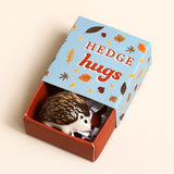 Tiny Matchbox Ceramic Hedgehog Token, Dragonfly Toys 