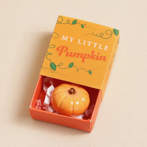 Tiny Matchbox Ceramic Pumpkin Token, Dragonfly Toys 