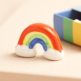 Tiny Matchbox Ceramic Rainbow Token, Dragonfly Toys 