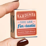 Tiny Matchbox Ceramic Sardine Token, Dragonfly Toys 