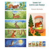 Toverlux Shades Eentje Van Margo Forest Animals