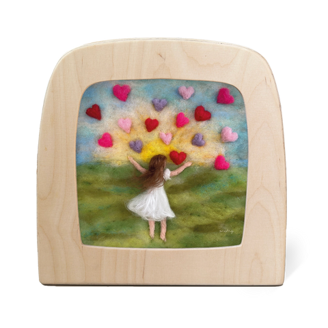 Toverlux Silhouette Het wol Feetje Hearts