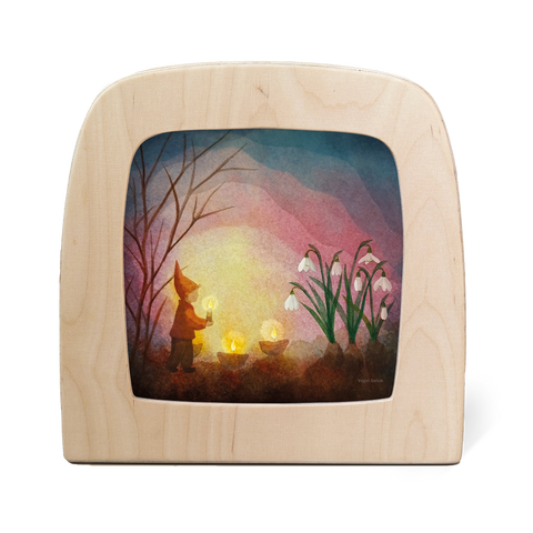 Toverlux Silhouette Vogel Geluk Kindling Spring