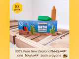 Triangle Bath Crayons by Honeysticks, Dragonfly Toys 