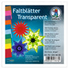 URSUS Transparent Folding Paper - 500 Sheets, 10 Colours, Dragonfly Toys