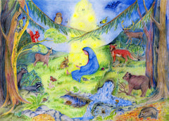 With the Animals: Small Advent Calendar