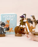 Wombat Stew Finger Puppets Set (Official Scholastic Australia Licensed)