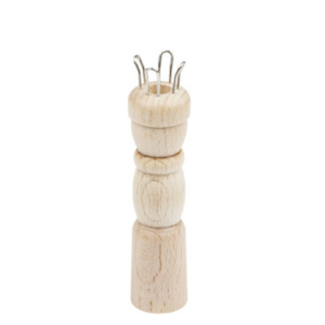 Wooden Knitting Spool 4 Prong by Heyda