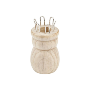 Wooden Knitting Spool 6 Prong by Heyda, Dragonfly Toys 