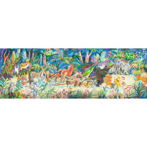 Woods Music Band 200pc Gallery Puzzle with Poster