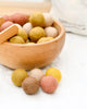 Wool Felt Balls in a Pouch - Earthy Colours Dragonfly Toys 2