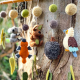 Nursery Cot Mobile Hanging - Australian Animals