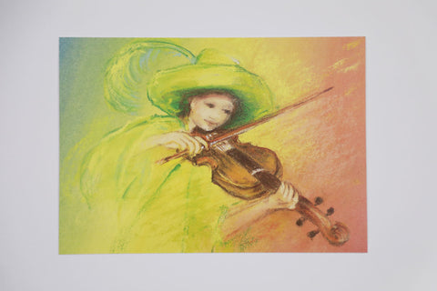 Play the Violin Postcard,Dragonfly Toys 