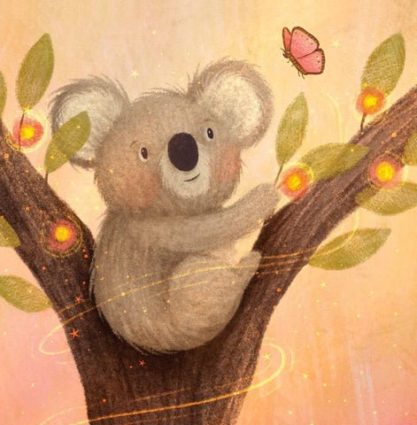 Greeting Card -Koala by Caroline McPherson