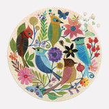 Circle of Avian Friends 1000 Piece Round Puzzle, Dragonfly Toys 
