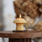 Mushroom Candles – 100% Pure Beeswax – 3 Styles: Amanita Mushroom