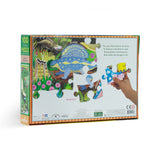 eeBoo 100 Pc Puzzle - Land of Dinosaurs