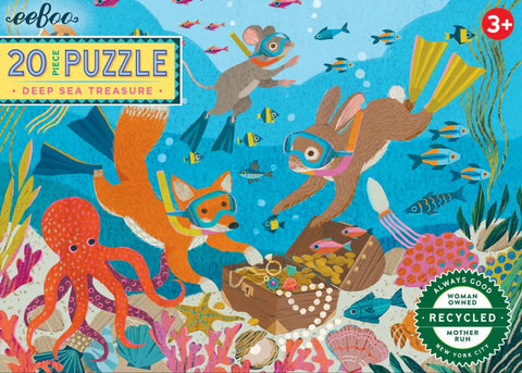 eeBoo 20 Pc Puzzle - Deep Sea Treasure