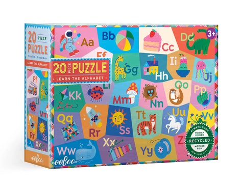 eeBoo 20 Pc Puzzle - Learn the Alphabet
