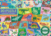 eeBoo 20 Pc Puzzle – Dinosaur Alphabet