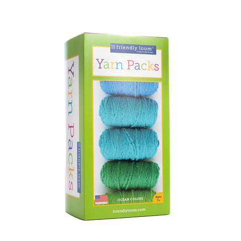 Yarn Refill Kit by Friendly Loom™ - Ocean Colours