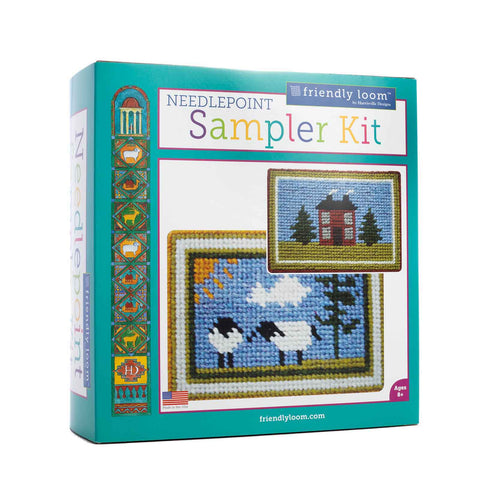 Needlepoint Sampler Kit by Friendly Loom™, Dragonfly Toys 
