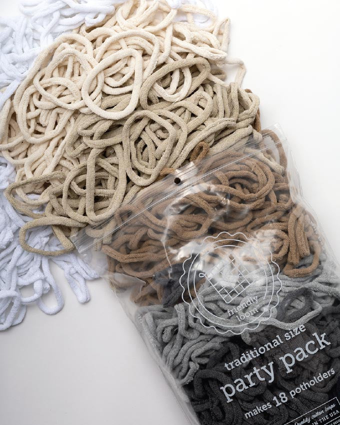 Lotta Loops Webpack - Baumwollschlaufen Für 6 Topflappen 15x15cm