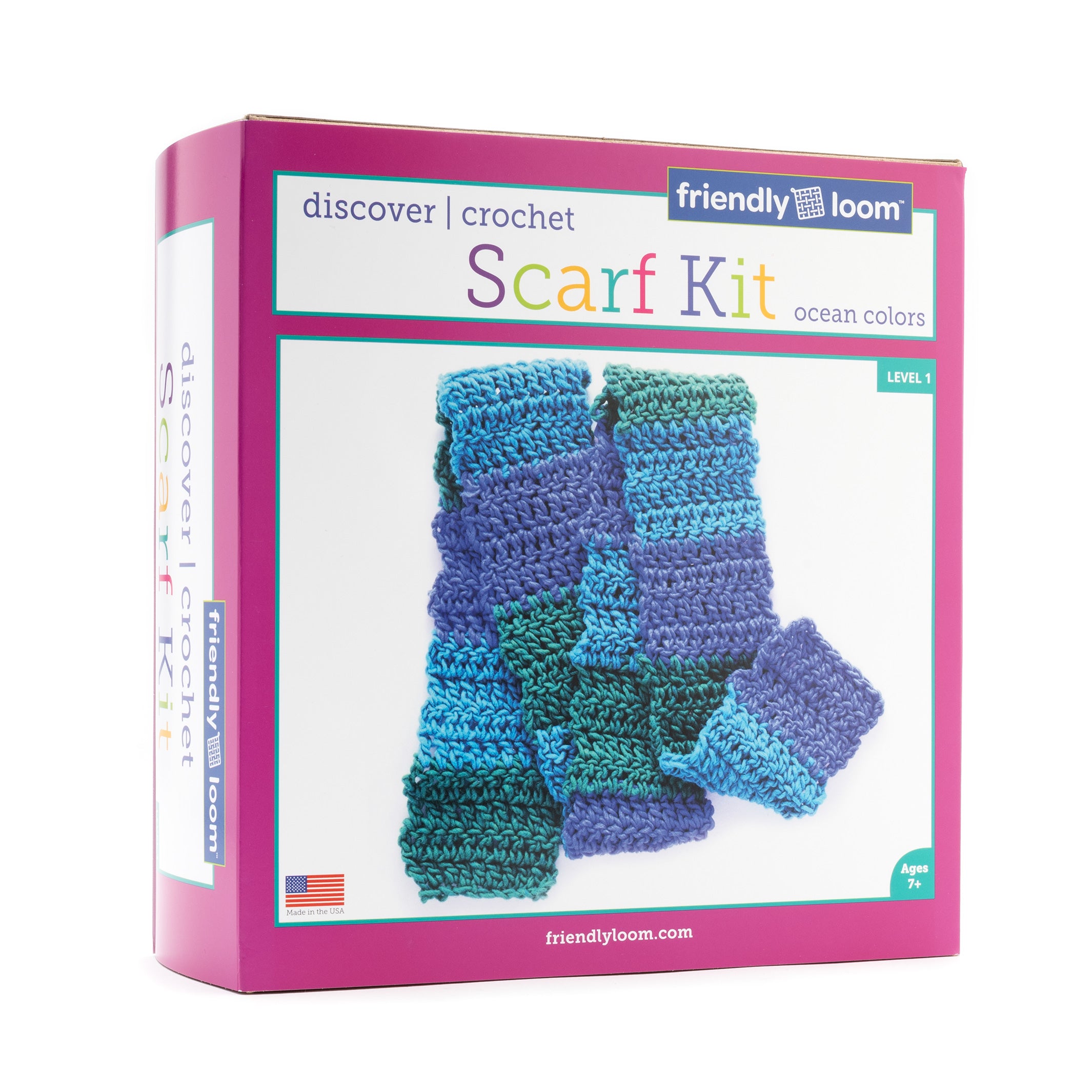 Discover Crochet Scarf Kit Ocean Dragonfly Toys