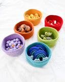 Felt Bowls Rainbow