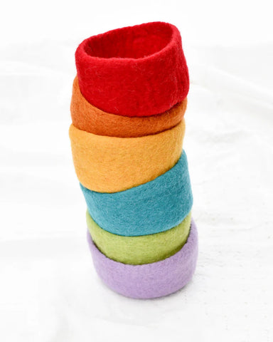 Felt Bowls Rainbow