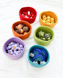 Felt Bowls Rainbow