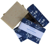 Indigo Linen Wrapped Soap Orange Spice or Ylang Ylang