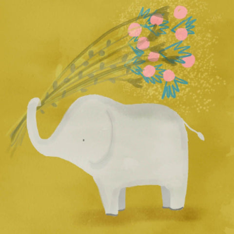 Greeting Card - Jess Racklyeft  - Elephant
