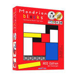 Mondrian Blocks Puzzle Game Red
