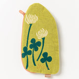 Morita MiW Pouch, Rabbit and White Grass Green