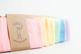 Laura’s Play Cotton Set of 6 Pastel Rainbow 50 x 50 cm