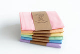 Laura’s Play Cotton Set of 6 Pastel Rainbow 50 x 50 cm