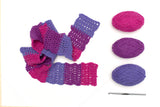 Discover Crochet Scarf Kit - Berry , Dragonfly Toys 