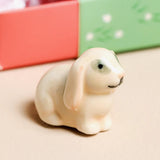 tiny-matchbox-ceramic-bunny-token-Dragonfly Toys 