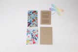 Apiwraps - Birds Beeswax Gift Wrap, Dragonfly Toys 
