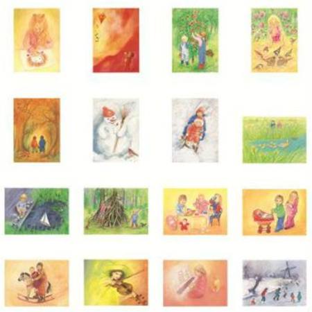 Set of 16 Assorted Postcards 'Childrens Set' by Marjan Van Zeyl, Dragonfly Toys Set of 16 Assorted Postcards 'Childrens Set' by Marjan Van Zeyl, Dragonfly Toys 