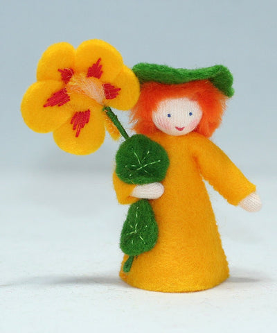 Ambrosius Nasturtium Flower Fairy Doll, Dragonfly Toys 