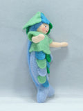 Ambrosius Mermaid Princess (miniature bendable felt doll) Dragonfly Toys 
