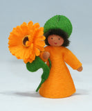 Ambrosius Orange Calendula Fairy Doll, Dragonfly Toys