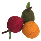Apple Pear Orange Play Food by Papoose, Dragonflytoys