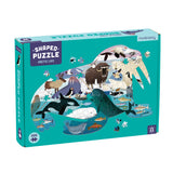 300 Piece Shaped Arctic Puzzle Puzzle by Eeboo