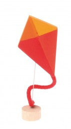 wooden kite decoration for birthday ring